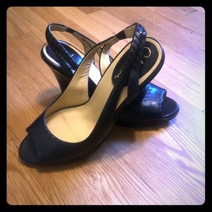 Cole Haan slingback wedges